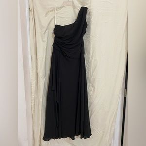 David’s Bridal One-Shoulder Formal dress